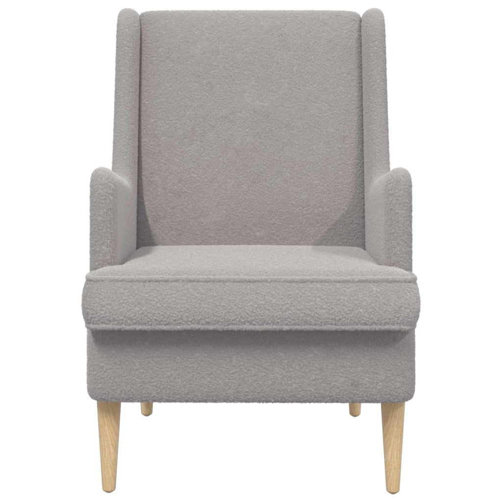 Poltrona | Sedia Relax Grigio Chiaro Boucl¨¦