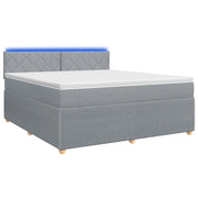 Letto box spring con materasso Grigio Chiaro 160 x 200 cm 3452974