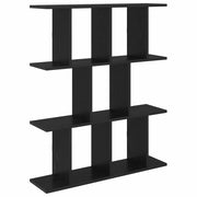 Scaffale da parete Rovere Nero 102 x 20 x 96 cm 8012213