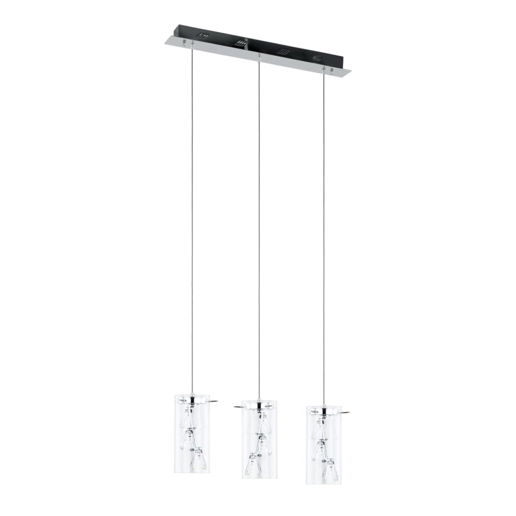 Lampadario Italux Shine cromato 3 luci G4 MD4507-9A