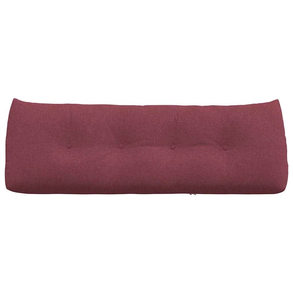 Cuscino per Schiena | Cuscino dorsale Rosso Vino 140 x 24 x 50 cm Tessuto