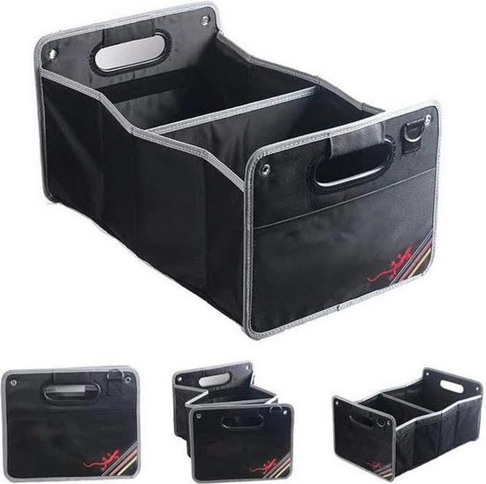 Organizzatore di bagagli auto, contenitore di carico pieghevole, nero, per A1, A3, A4, A6, A8, A7, TT, Q3, Q5, Q7, RS3, borsa di carrello per spesa, ordine, trasporto, oggetti di uso comune, archiviazione, universale