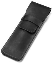 Pennetui in Pelle di Cavallo - Dimensioni 16,5cm x 5cm - Nero
