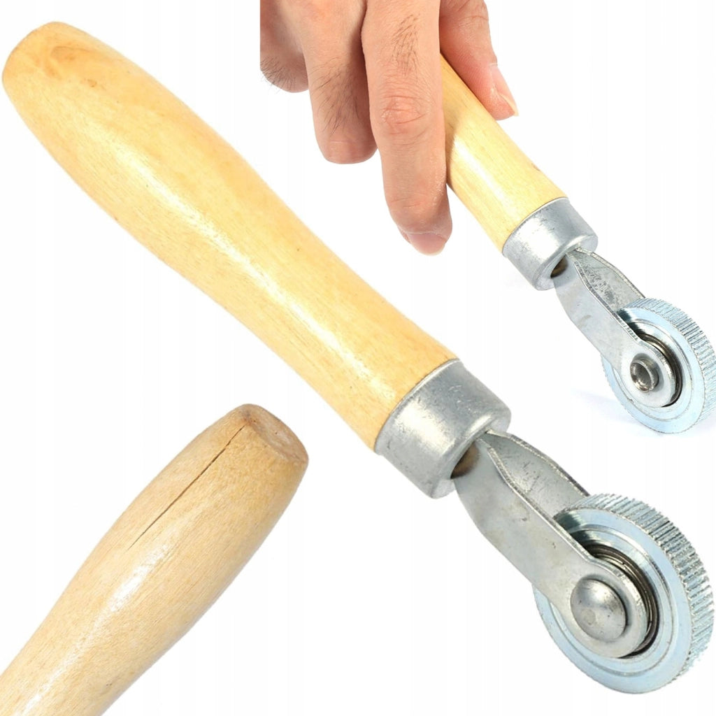 Rullo in Legno con Cuscinetto 6mm – Ergonomico e Preciso | Larghezza 6mm | Riparazione di Camere d'Aria e Pneumatici