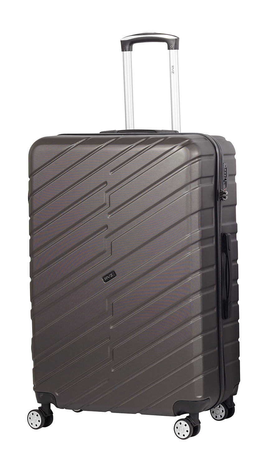 Trolley Valigia Grande Rigido 4 Ruote TSA in ABS Ravizzoni Cuba Grigio