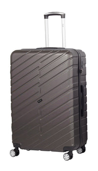 Trolley Valigia Grande Rigido 4 Ruote TSA in ABS Ravizzoni Cuba Grigio