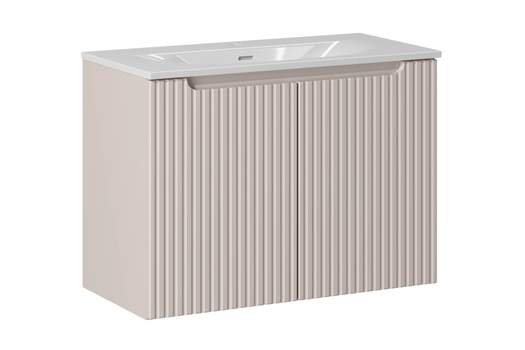 Set mobili bagno 80 cm con lavabo per mobile SKY Nova Cashmere 80 x 1401 x 40 cm