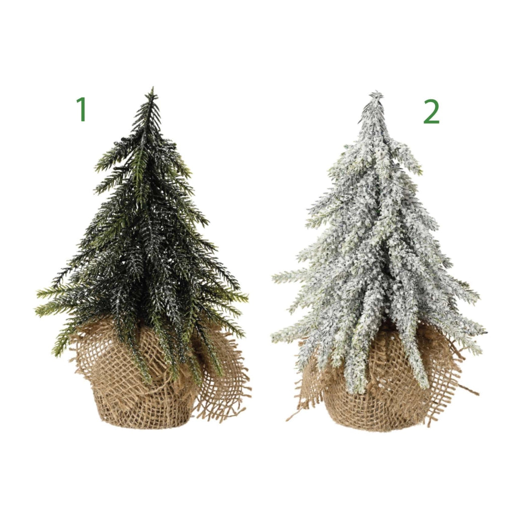 Mini albero innevato Glitter innevato