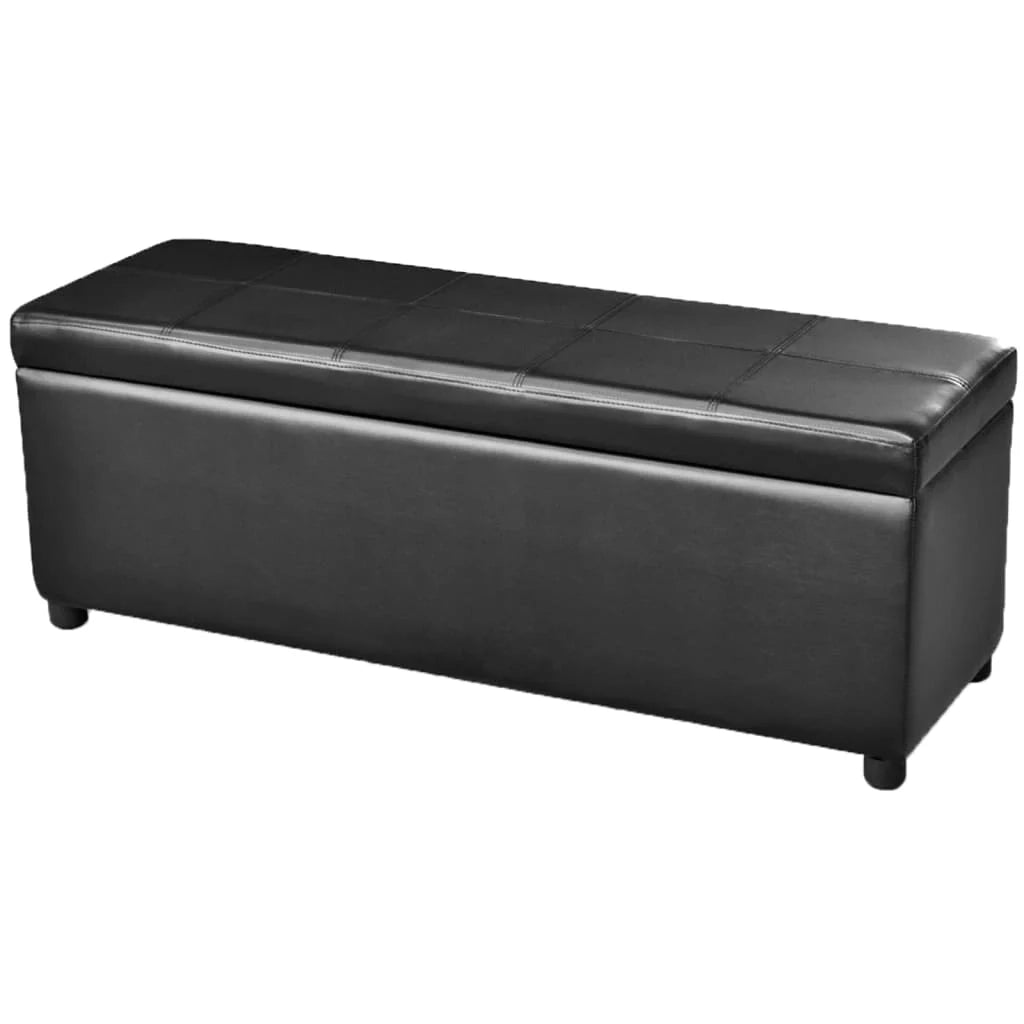 Panca contenitore 116 x 39 x 44 cm legno nero 02_0010770