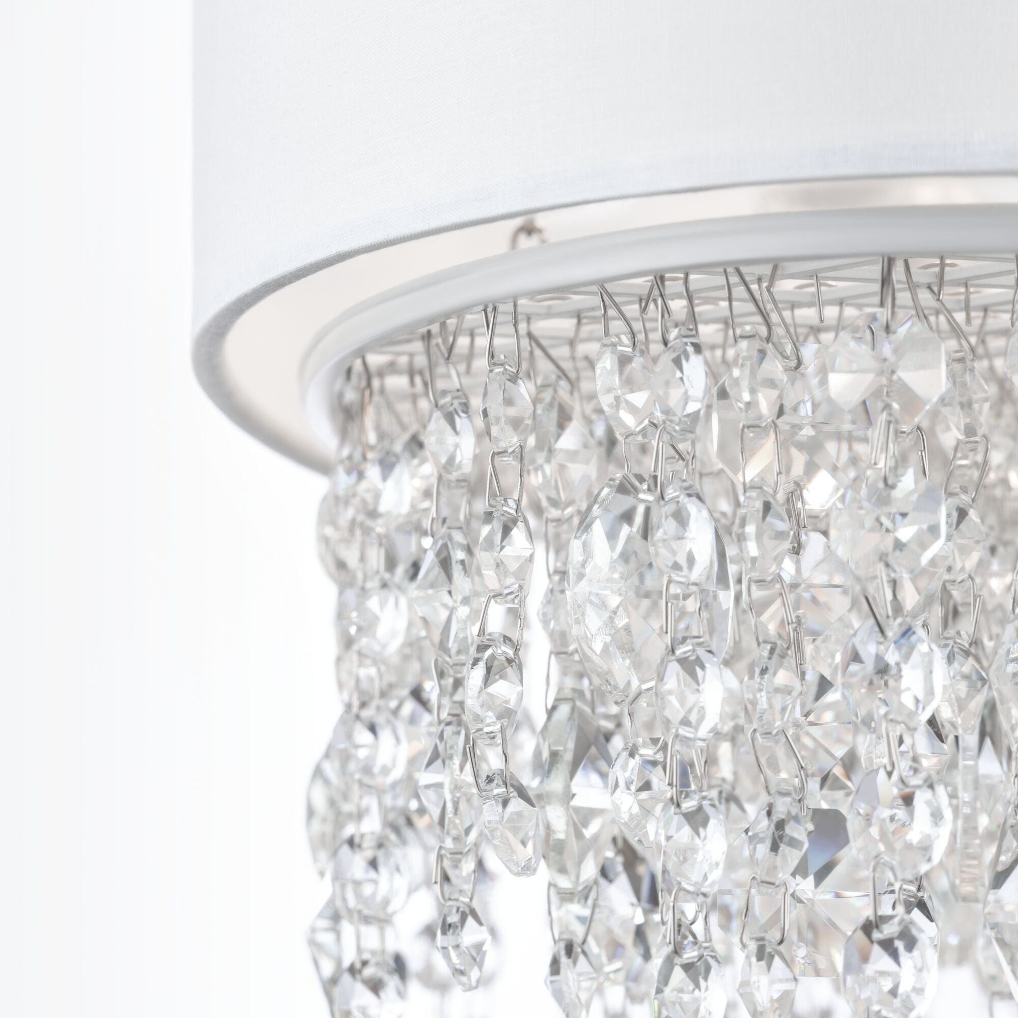 Lampada pendente Modern in Metallo Manfred Bianco