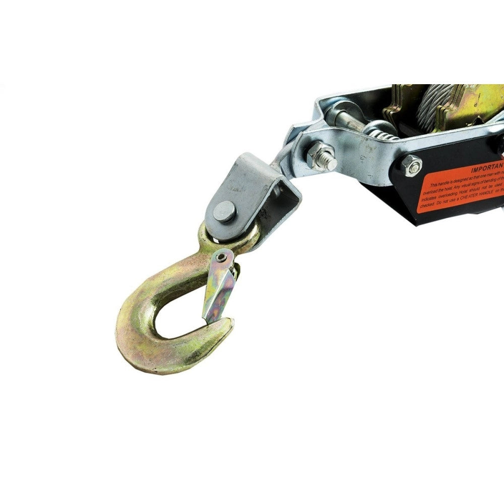 Trade Shop - Paranco Verricello Argano Manuale Gancio Traino 2t 2 Tonnellate Fd-2t -