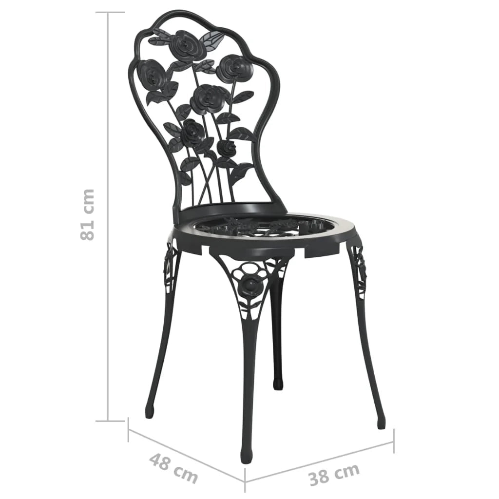 Set da bistrot da giardino in alluminio pressofuso nero da 3 pezzi mobili da esterno per patio 02_0013513
