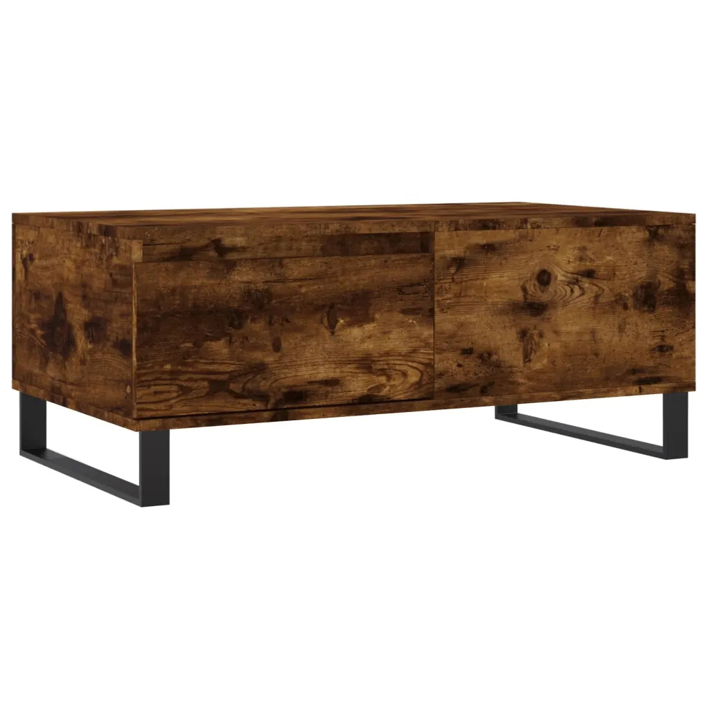 Tavolino da salotto | Tavolino da caff¨¨ | Tavolino da Soggiorno Rovere Fumo 90x50x36,5 cm Legno Multistrato