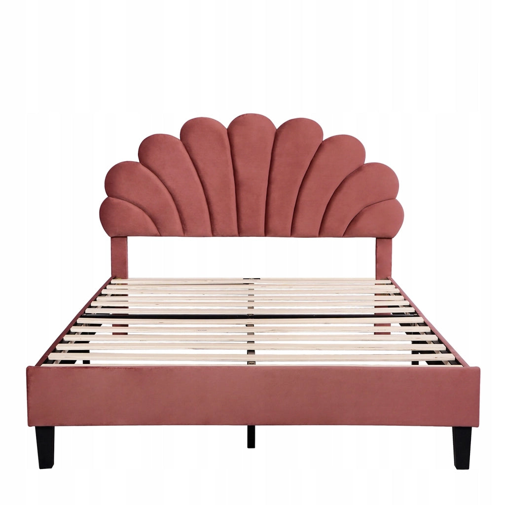 Letto 140x200 - Xylo - Testiera in velluto per ospiti