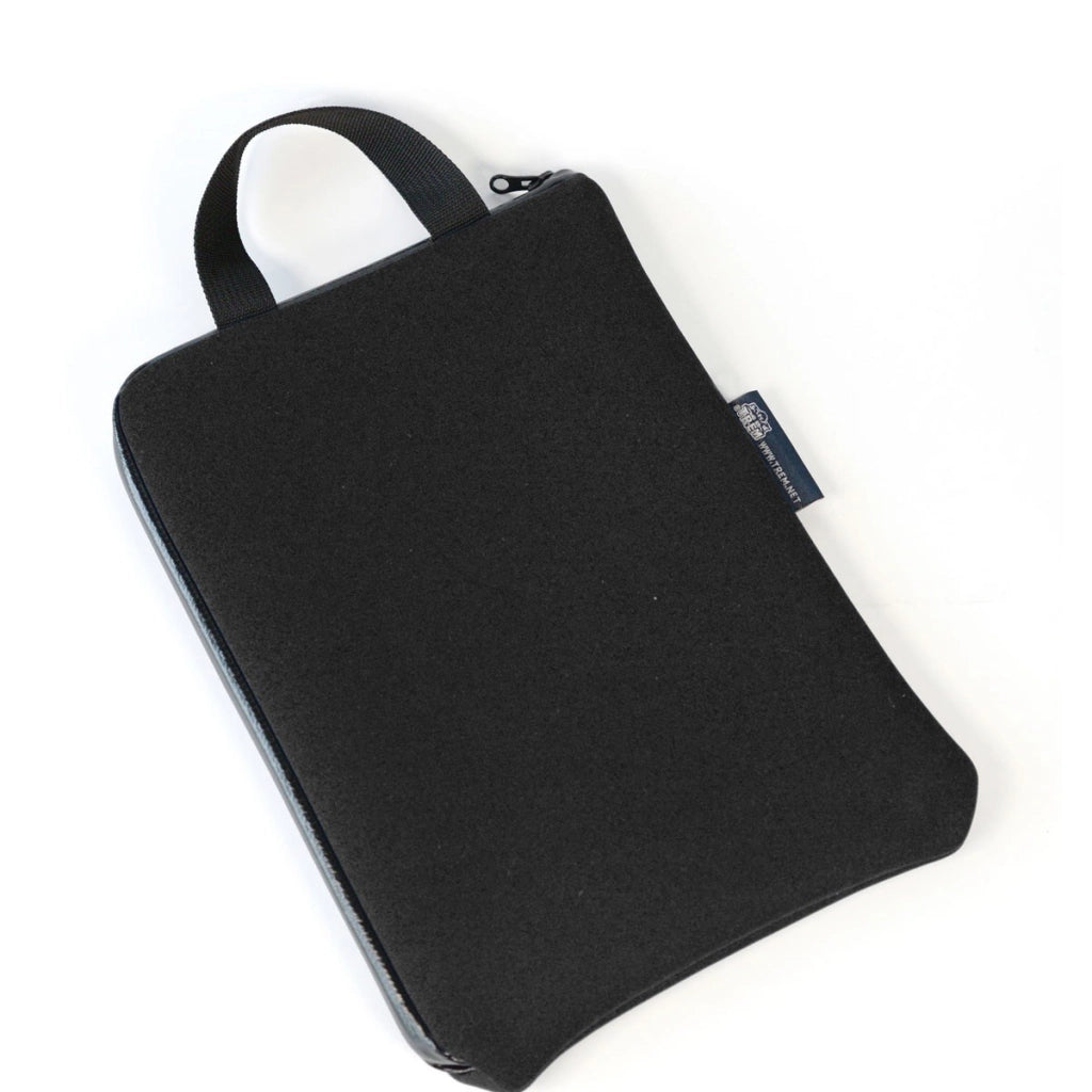 BUSTA PORTADOCUMENTI NERA IN NEOPRENE