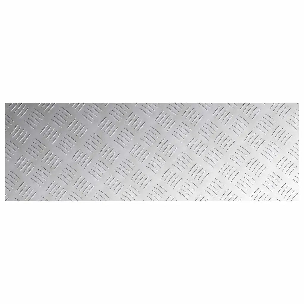 Gradini per Scale 4 pz | Tappetini per scale autoadesivi Argento 90 x 30 cm Alluminio