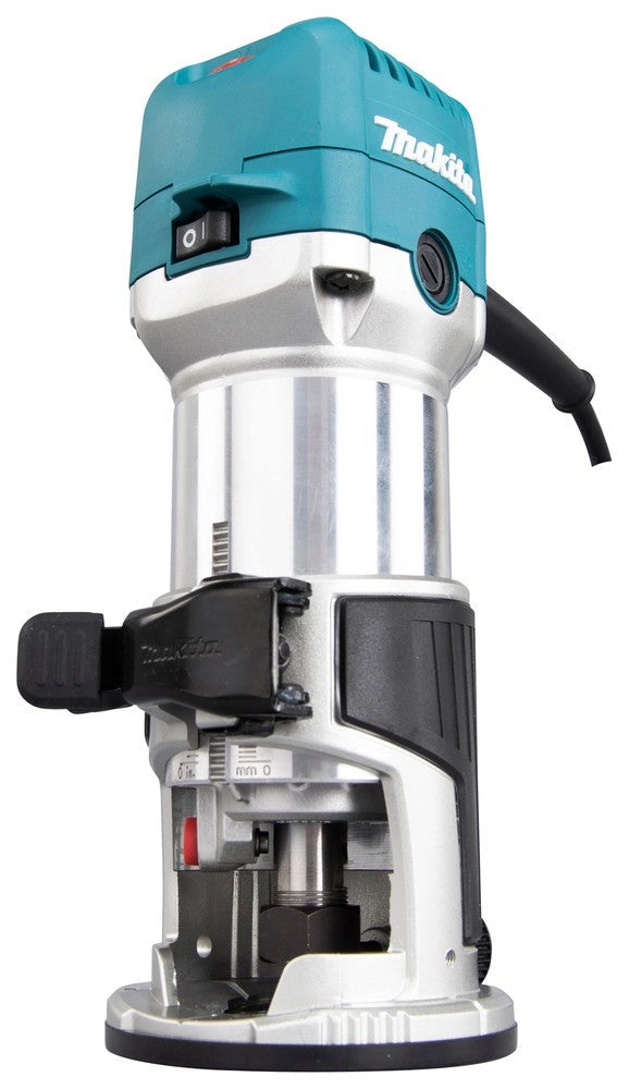 Makita RT0702CX3J Rifilatore Multifunzionale 710 W – con Accessori e pinza 8 mm
