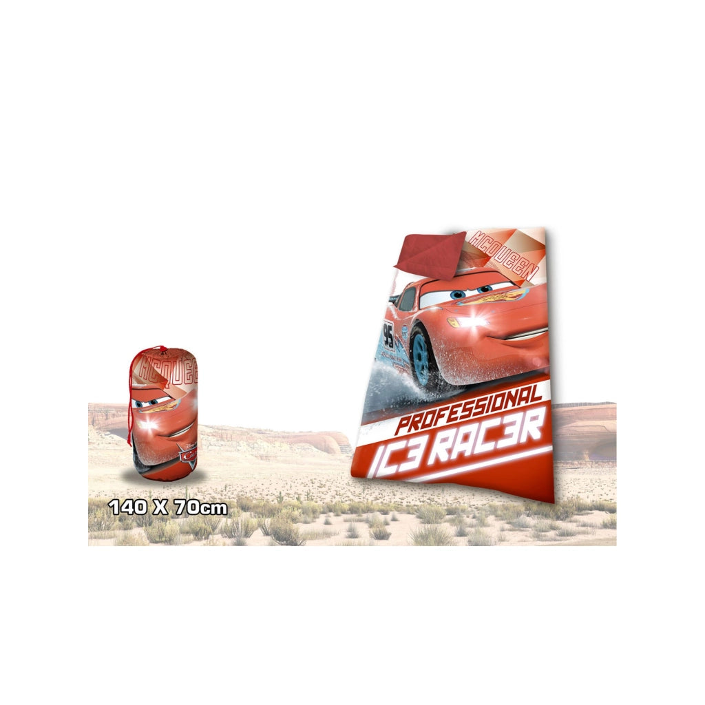Sacco a pelo per bambini - Disney Cars - Custodia per il trasporto inclusa