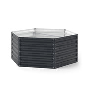 OK-Living Letto per orto rialzato Antracite 129 x 129 cm