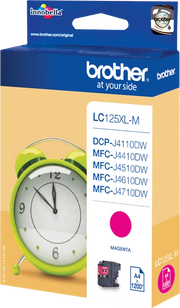Brother LC125XLM cartuccia d'inchiostro 1 pz Originale Resa extra elevata (super) Magenta