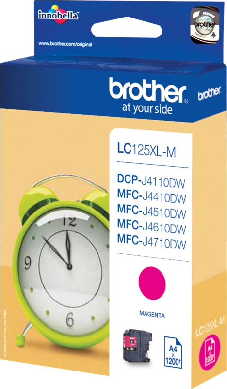 Brother LC125XLM cartuccia d'inchiostro 1 pz Originale Resa extra elevata (super) Magenta
