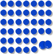 80 pezzi di magneti per lavagne magnetiche - Piccoli magneti forti | Piccoli magneti blu rotondi per frigoriferi e lavagne bianche | Magnetici con forte aderenza per lavagne, pareti magnetiche, cucina e ufficio