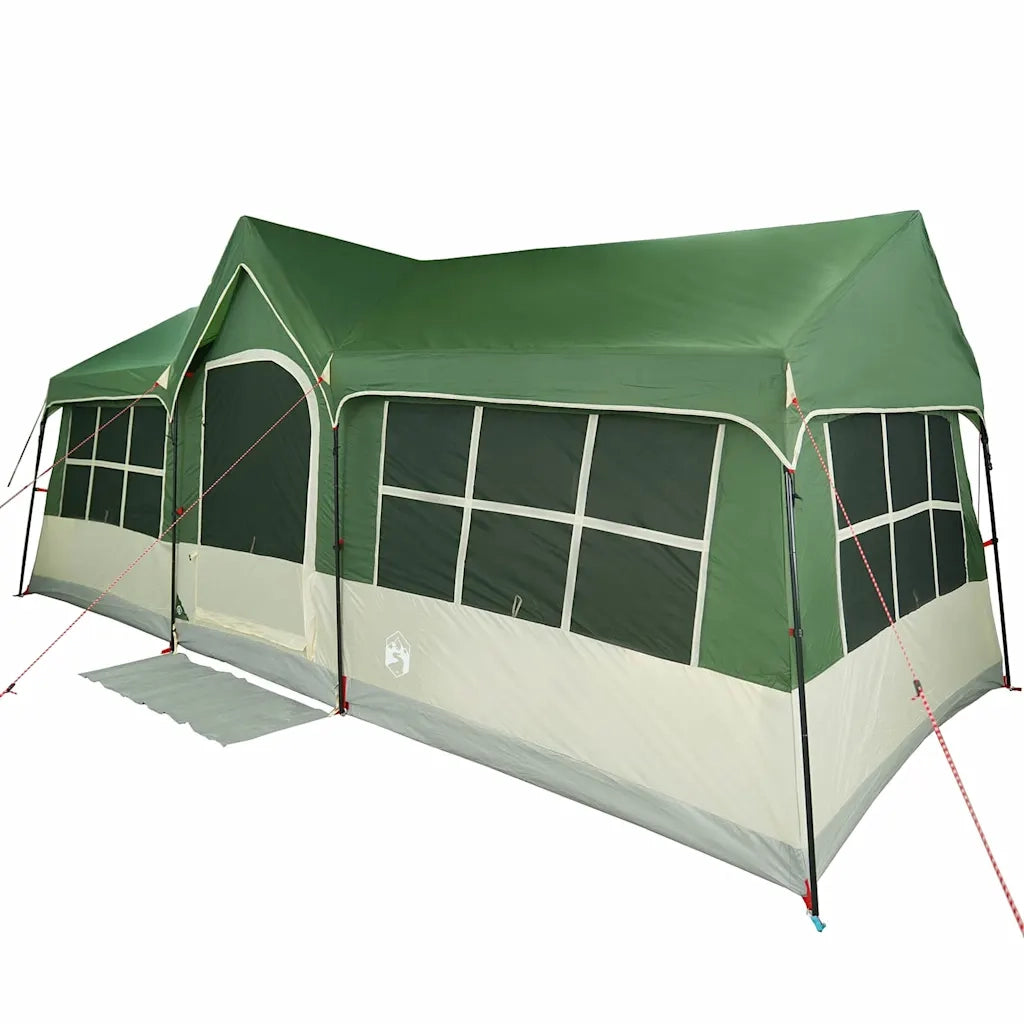 Tenda Familiare con tetto Verde e beige 622 x 295 x 238 cm 4100700
