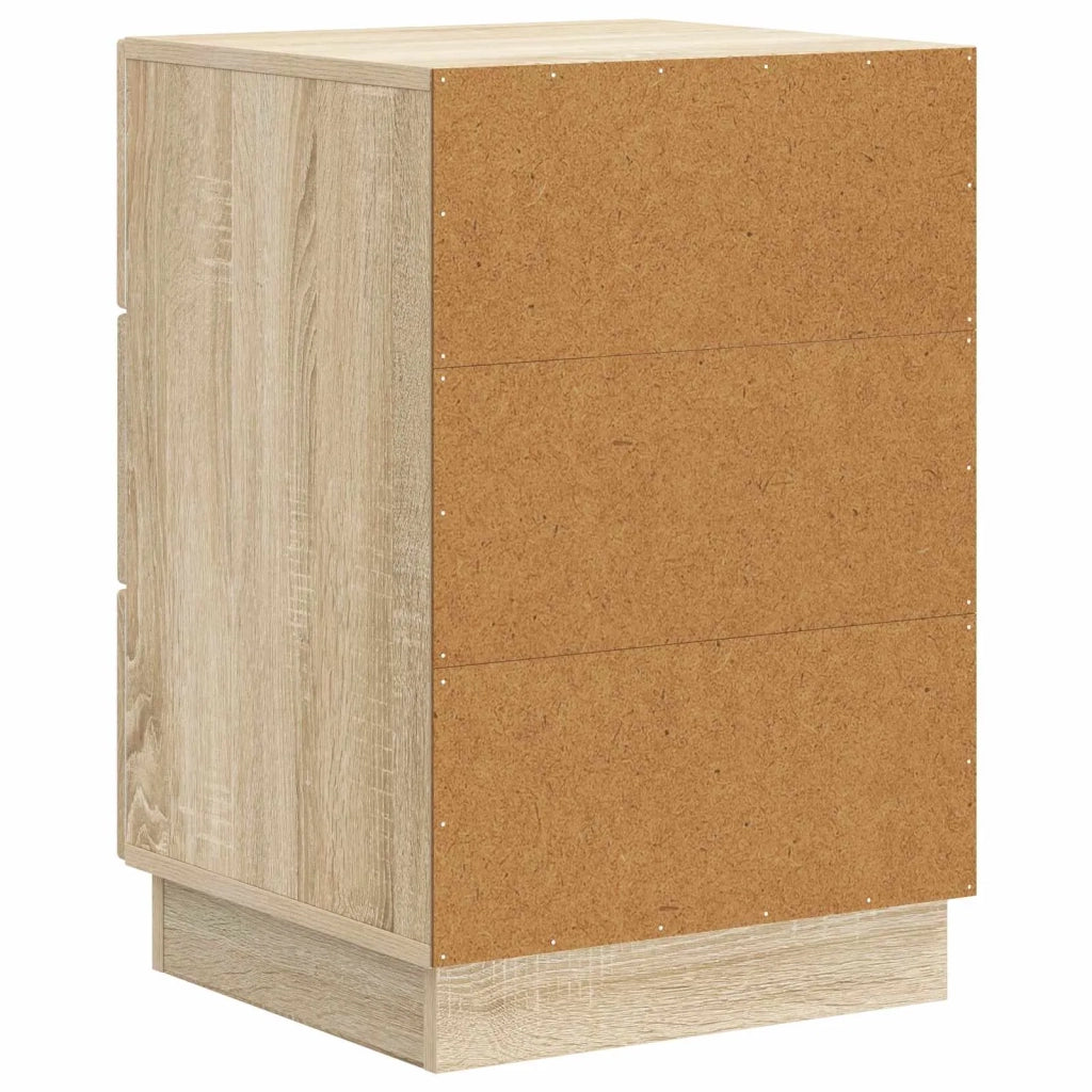 Comodino | Armadio da Notte | Mobiletto da notte con cassetto Rovere Sonoma 43 x 41 x 63,5 cm