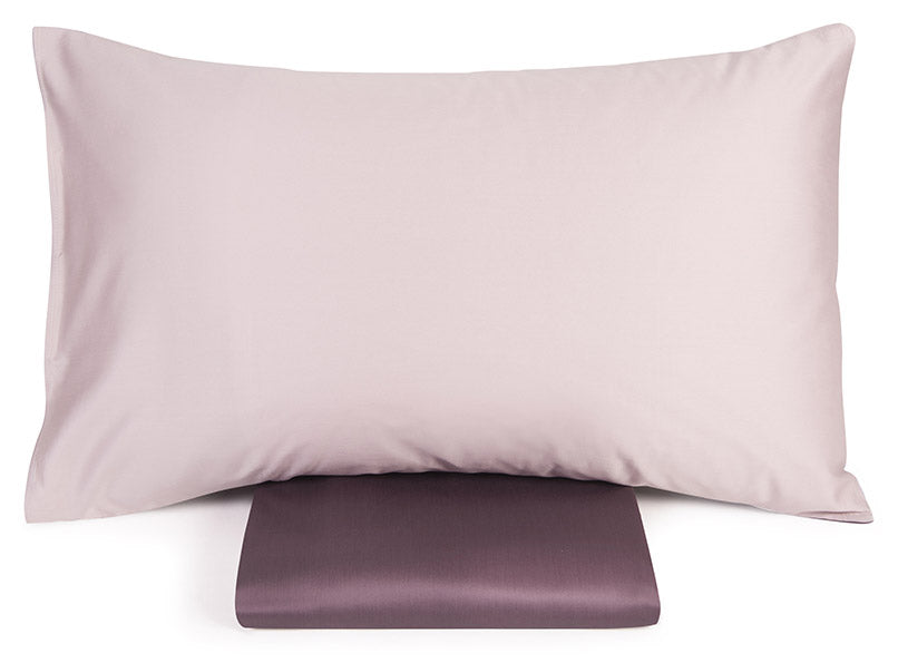 Copripiumino Matrimoniale Double Face con Federe Mitera Madreperla Incenso e Georgia