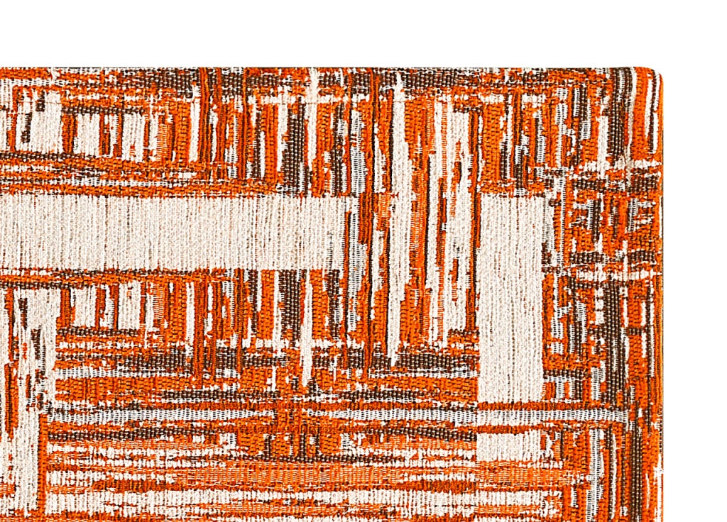 Tappeto Passatoia Cucina Corsia Retro Antiscivolo Disegno Bangkok By Suardi - 55x140 - Arancio