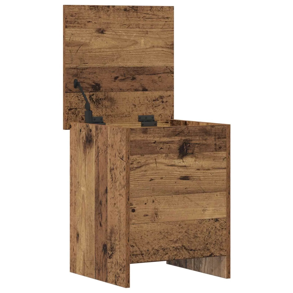 Cassa di stoccaggio Legno antico 40 x 40 x 50 cm 8011249