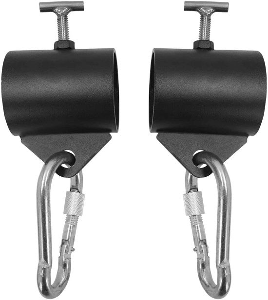 Accessori per sollevamento pesi - Halterklemmen Verstelbaar - Accessori per Halterstang - Bevestigazione di catene per sollevamento pesi - Per Deadlifts/Squats - Miglioramento della contrazione muscolare - Accessori per sollevamento pesi