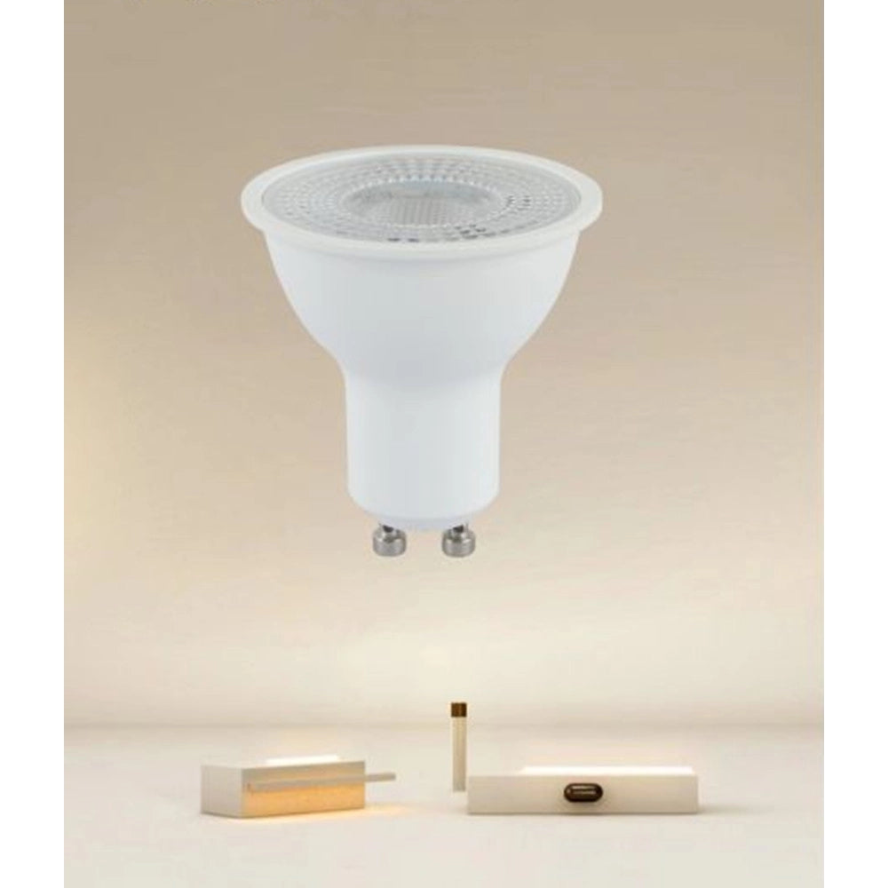 Trade Shop - Lampadina A Led Lampada Attacco Gu10 7w 715lm Bianco Luce Calda 3000k Ip20 00496 -