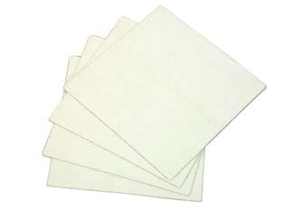 CARTONE FILTRANTE CM.20X20- - ROVER 4 sgrossatura-finitura, micron 10 - 25 pezzi ROVER
