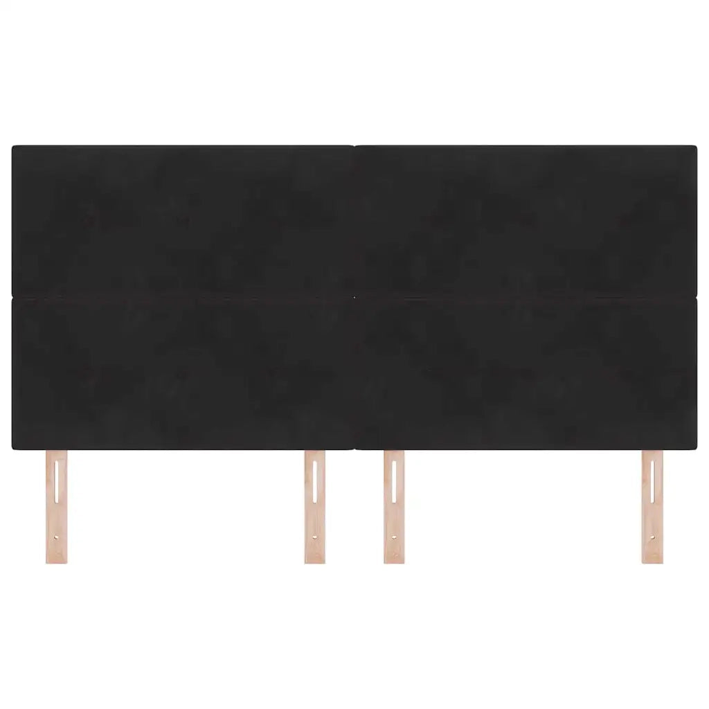 Testiera | Testata Nero 180 cm Velluto
