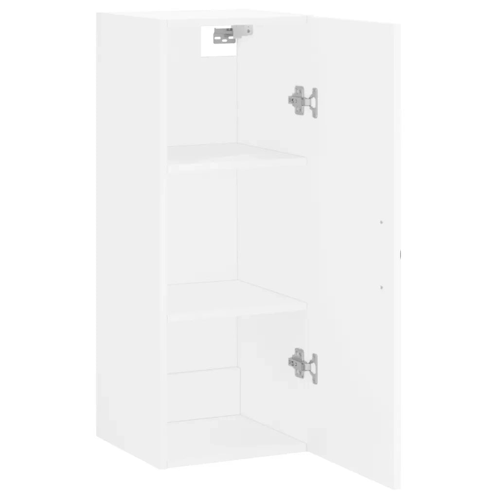 vidaXL Mobile a Parete Bianco 34,5x34x90 cm in Legno Multistrato
