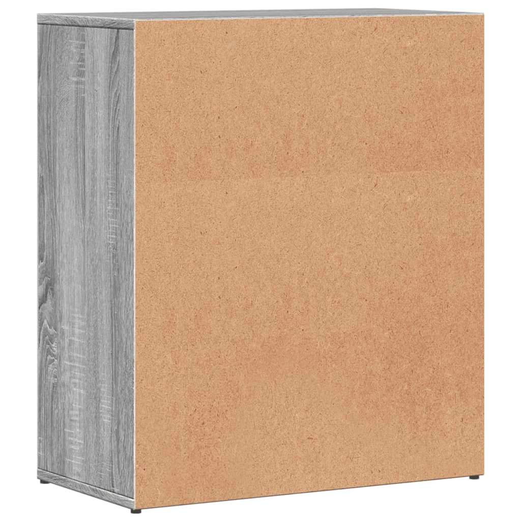 Buffet credenza cassettiera armadio mobile contenitore organizer cucina soggiorno salotto Sonoma 60 x 31 x 70 cm legno ingegnerizzato grigio 02_0036386