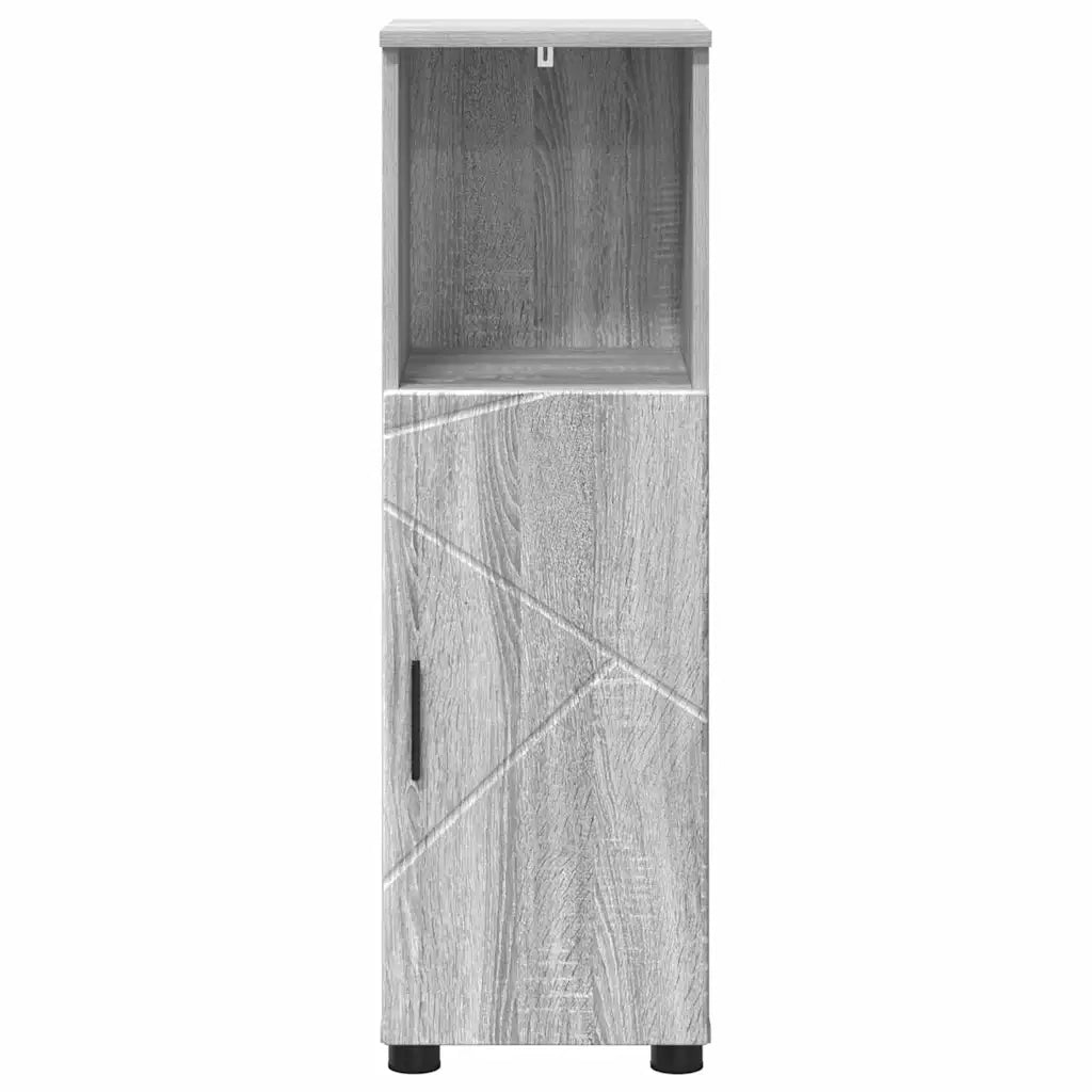 Mobile da Bagno con archiviazione Grigio Sonoma 30 x 35 x 95 cm 883320