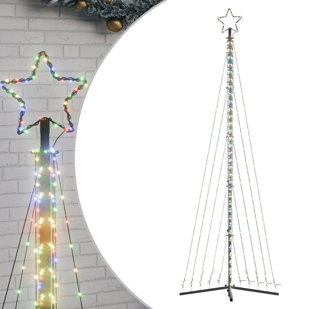 vidaXL Albero di Natale a LED 495 LED Colorati 300,5 cm