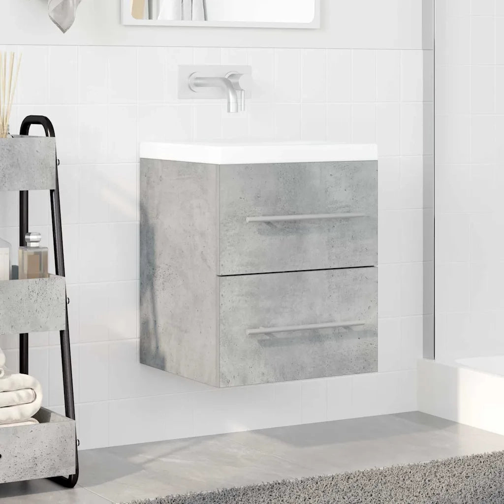 Armadio sottolavello Grigio cemento 38,5 x 41 x 48 cm