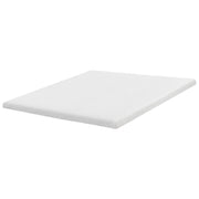 Coprimaterasso in schiuma bianca 180 x 200 cm comfort morbidezza