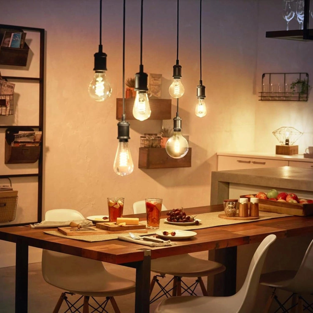 ZMH Bombilla LED  Bombilla LED E27 G95 G125 Antigua bombilla Edison 4W