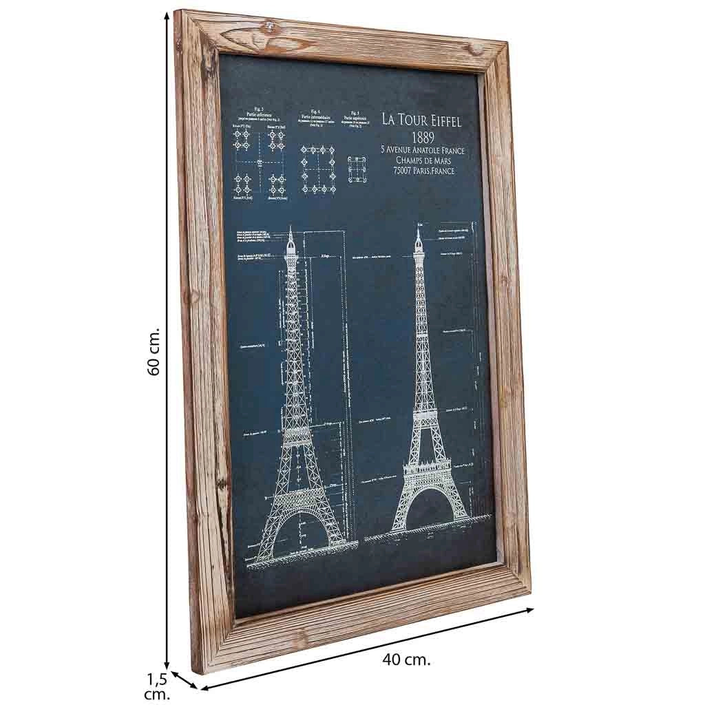 Quadro in tela stampata con cornice in legno, 40x60x1,5