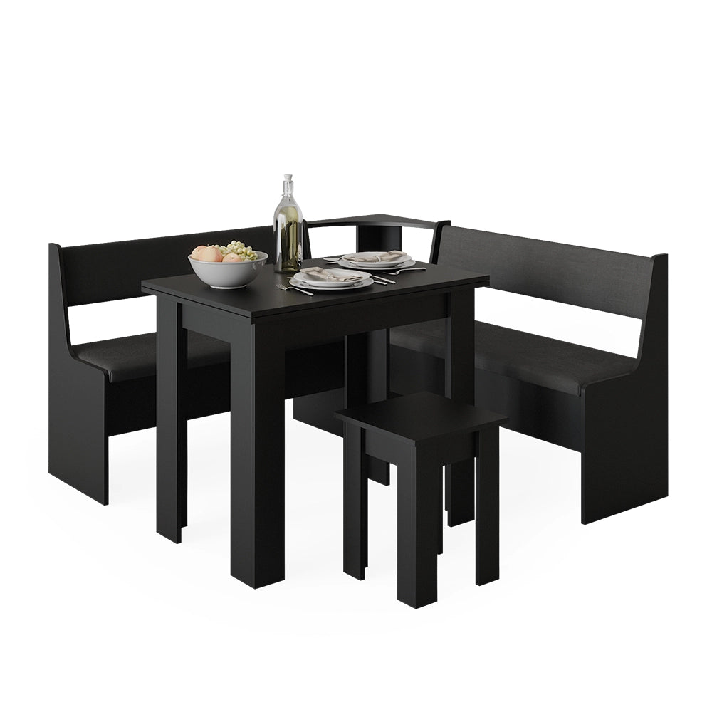 Vicco Panca ad angolo Nero 41.5 x 106.6 cm