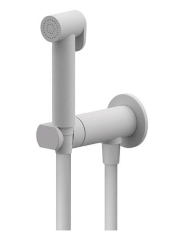 SET MISCELATORE CON DOCCETTA SHUT-OFF TONDO- Bianco Opaco- Remer- pezzi 1