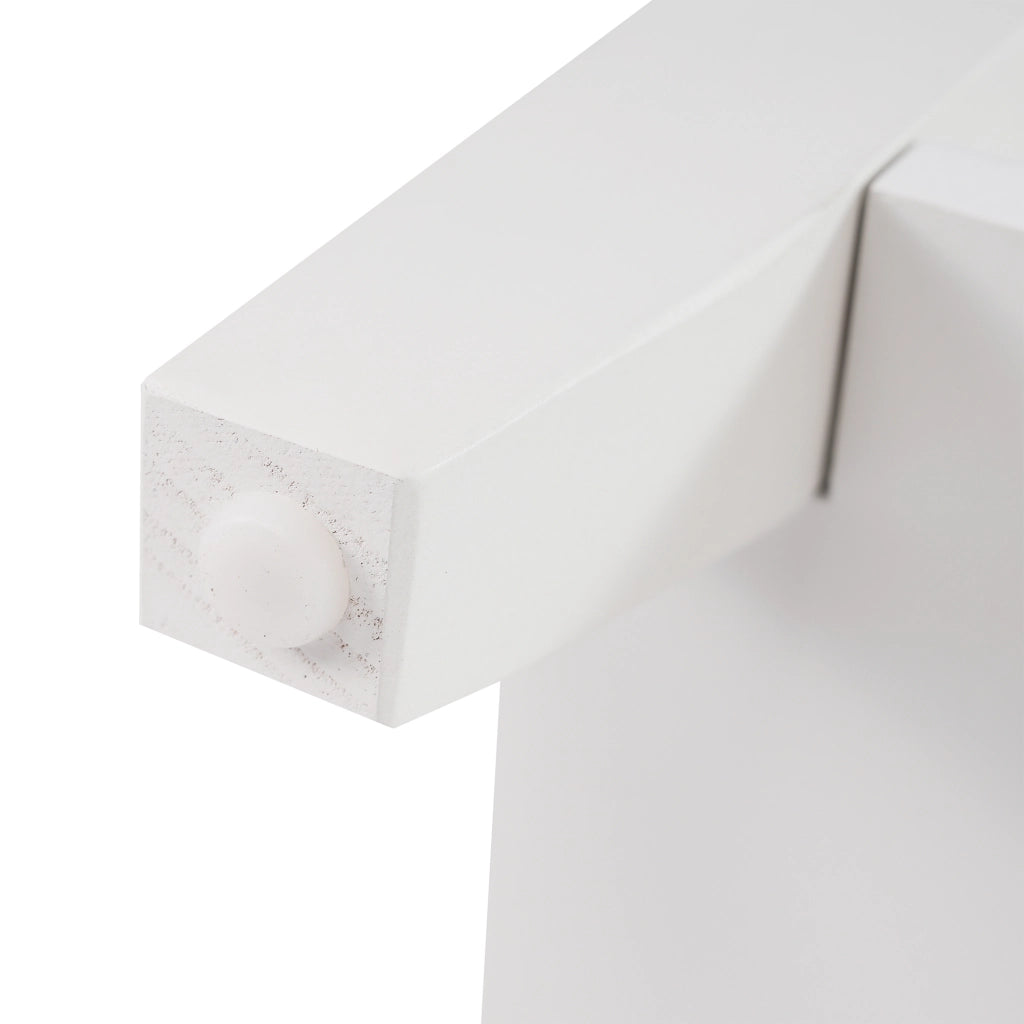Mobile sottolavabo con lavabo in ceramica; da terra; per bagno; MDF bianco; 61 × 47 × 87 cm