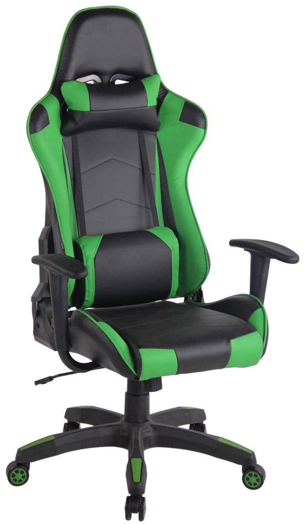 Sedia Gaming Miracle in Similpelle Nero/verde