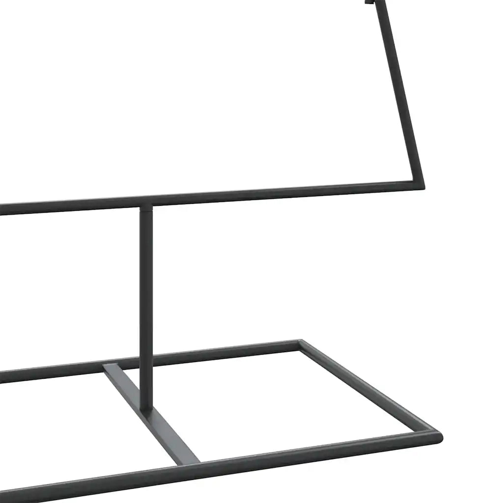 vidaXL Albero di Natale Decorativo in Metallo Nero 150 cm