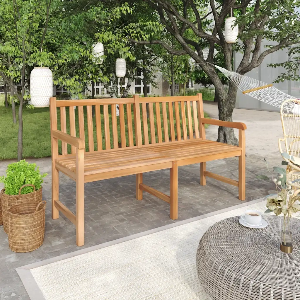 Panchina da Giardino | Panca da Giardino 150 cm in Legno Massello di Teak
