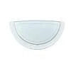 Applique Contemporanea Planet 1 Acciaio Bianco 1 Luce E27